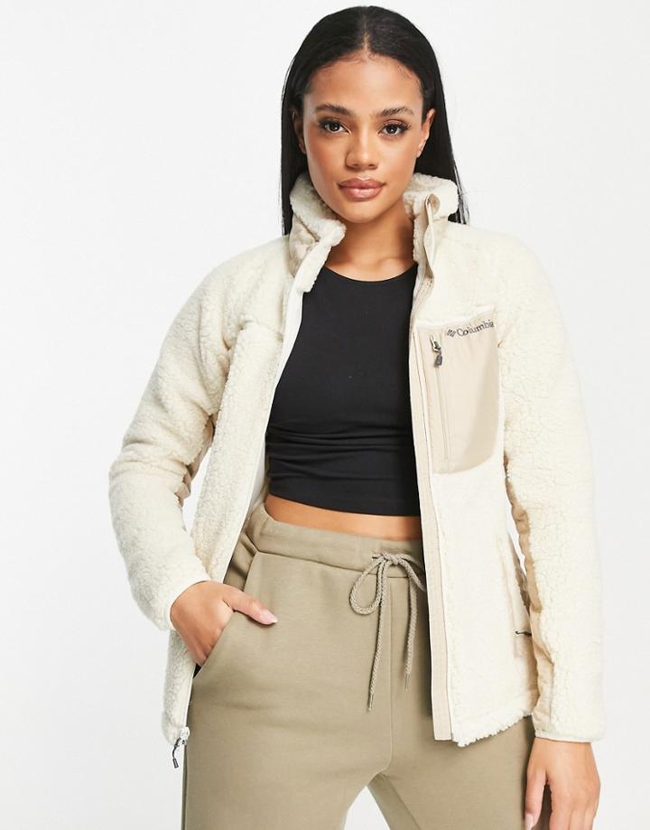 Columbia Archer Ridge Ii Full Zip Fleece In Cream-neutral