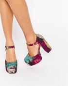 Asos Panama Platform Shoes - Jacquard