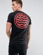 Friend Or Faux Strauss Back Print T-shirt - Black
