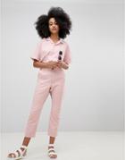 Seeker Print Insert Pants In Organic Hemp Cotton - Pink