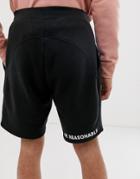 Due Diligence Shorts With Leg Logo - Black