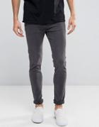 New Look Super Skinny Jeans In Gray - Gray