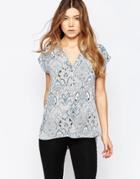 B.young Printed Top - Marina