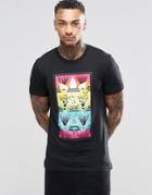 Adidas Originals T-shirt With Retro Label Print Aj7136 - Black