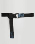 Asos Long Ended Belt With Camo Trims - Black