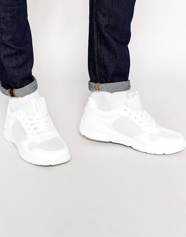 Jack & Jones Utica Leather Sneakers - White