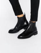 Vagabond Amina Black Leather Chelsea Boots - Black