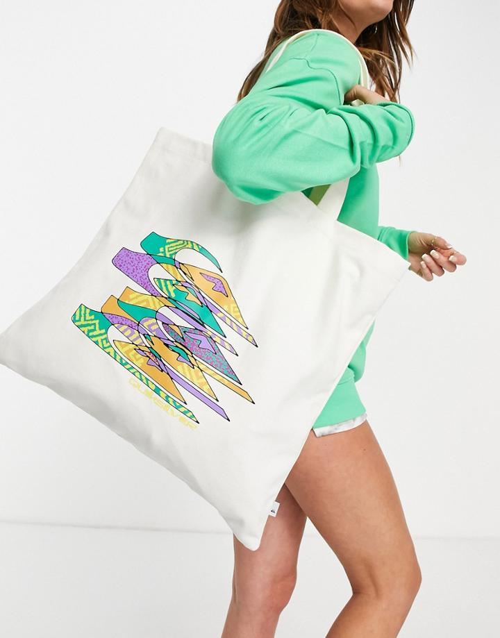 Quiksilver The Classic Multi Tote Bag In White