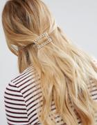 Asos Chain Link Hair Clip - Gold