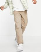 Pull & Bear Jeans In Loose Fit In Brown