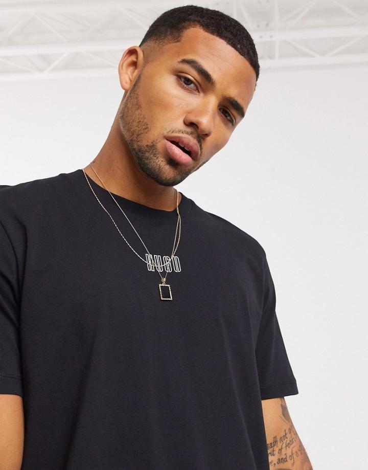 Hugo Durned203 Logo T-shirt In Black