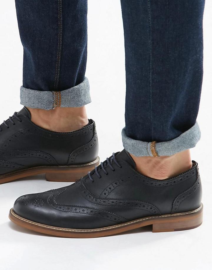 Ben Sherman Deon Oxford Brogue Black - Black