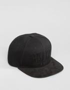 Asos Snapback Cap With Bklyn Logo - Black