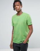 Champion T-shirt With Sleeve Logo - Green