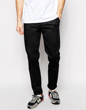 Asos Stretch Slim Chinos - Black