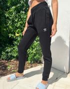 Adidas Originals Essentials Cuffed Sweatpants In Black