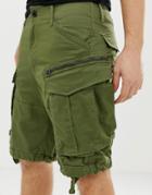 G-star Rovic Zip Cargo Shorts In Green - Green
