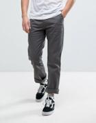 Brixton Fleet Chinos In Relaxed Fit - Gray