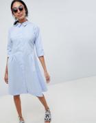 B.young Shirt Dress - Blue