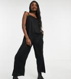 Asos Design Tall Cami Minimal Pocket Jumpsuit In Black