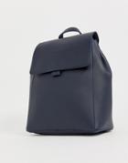 Claudia Canova Unlined Foldover Backpack - Blue