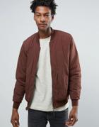 Selected Bomber Jacket - Brown