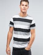 Jack & Jones Stripe Pocket T-shirt - White