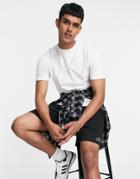 River Island Shorts And T-shirt Set In White And Black