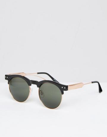 Spitfire Retro Sunglasses - Black