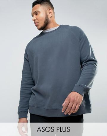Burton Menswear Plus Sweatshirt - Green