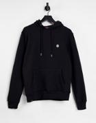 Le Breve Hoodie With Detachable Snood In Black