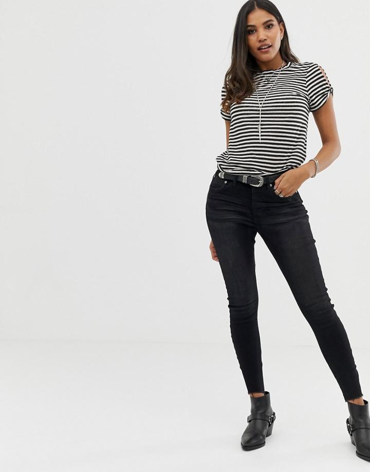 One Teaspoon Free Love Skinny Jeans - Black