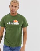 Ellesse Prado T- Shirt In Dark Green - Green