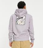The North Face Topographic Hoodie In Blue/gray - Exclusive To Asos-grey
