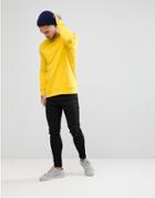 Asos Muscle Sweatshirt In Yellow - Yellow