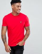 Lyle & Scott Crew Neck T-shirt In Red - Red