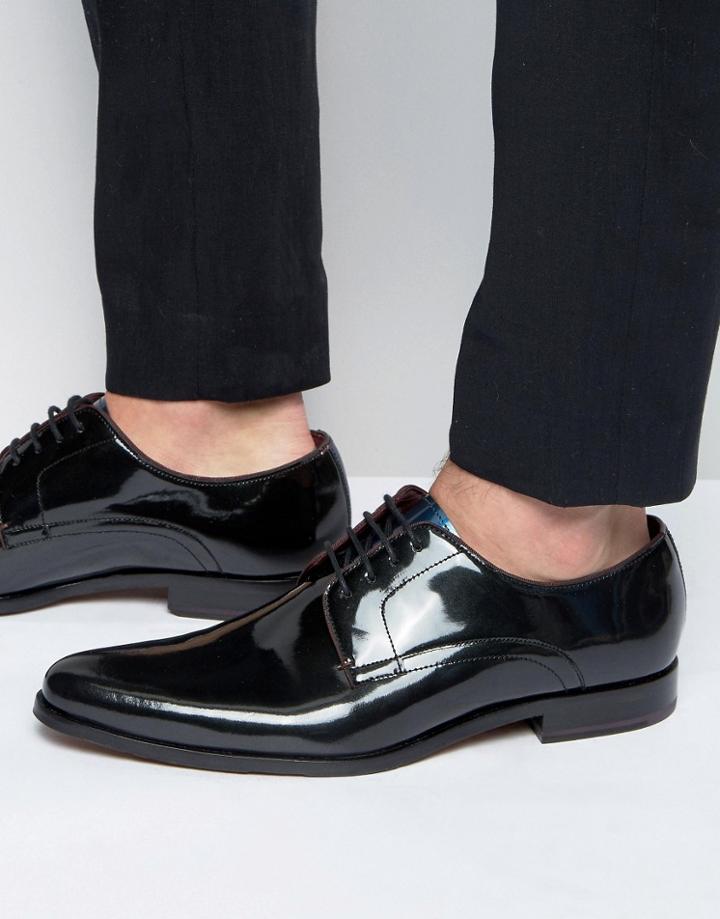 Ted Baker Aundre Hi Shine Derby Shoes - Black