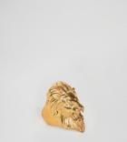 Regal Rose Anwar Chunky Lion Head Ring - Gold