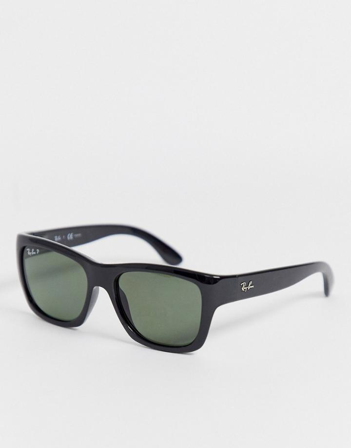 Ray-ban 0rb4194 Classic Oversized Sunglasses In Black