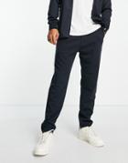 Only & Sons Organic Cotton Sweatpants In Slim Fit Navy - Part Of A Set