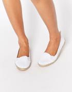 Asos Jewel Of The Nile Mesh Espadrilles - White Mesh