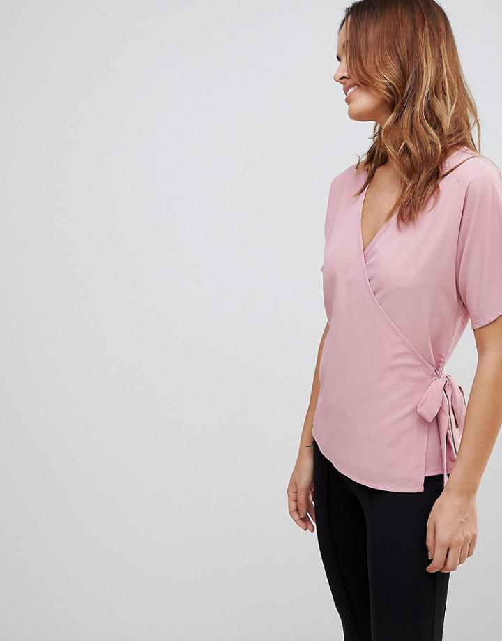 Vila Wrap Top - Purple