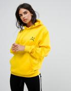 Adolescent Clothing Frown Hoodie - Yellow