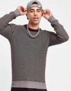 Tommy Hilfiger Two Tone Structure Sweater-red