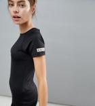 Asos 4505 Petite Training T-shirt In Tight Fit - Black