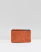 Asos Leather Contrast Color Block Double Compartment Purse - Multi