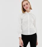 Monki Relaxed Fit Blouse In White - White