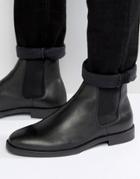 Selected Marc Chelsea Boot In Black Leather - Black