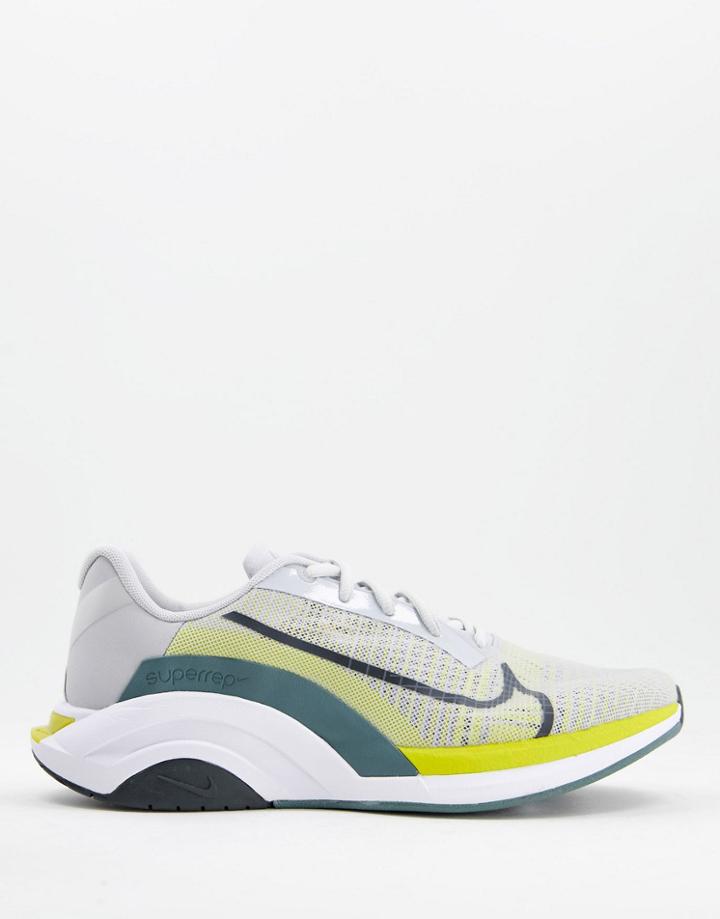 Nike Training Zoomx Superrep Surge Sneakers In Gray-grey