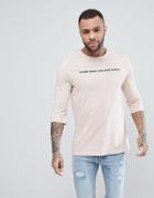 Puma Graphic Long Sleeve Top - Pink
